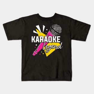 Karaoke Legend Party Singing Singer Gift Kids T-Shirt